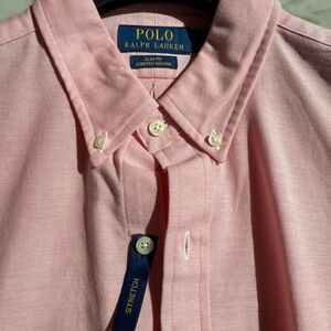 Polo by Ralph Lauren Men's Pink Oxford Shirt